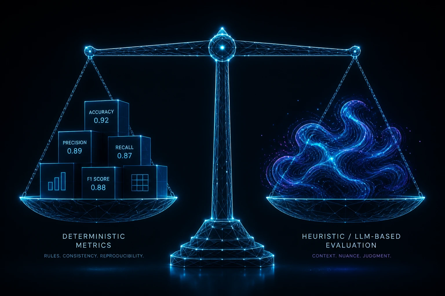 Deterministic vs Heuristic scales